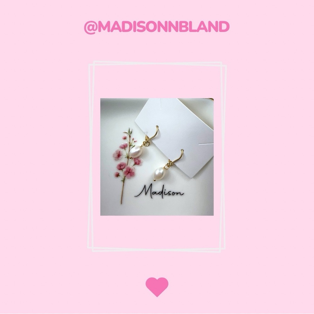 LAST PAIR BEFORE RESTOCK‼️ Elegant Freshwater Pearl Earrings - 24K Gold Plated